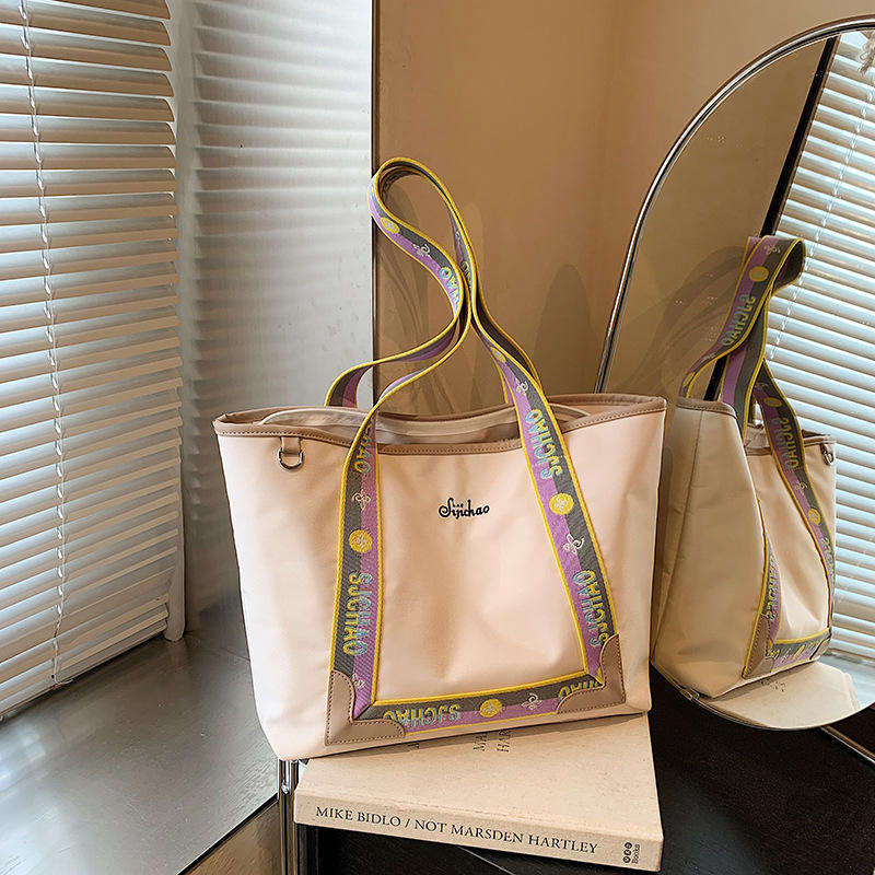 Large Custom Logo Printed Cotton Canvas Tote Bag