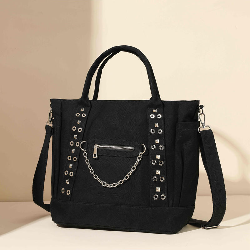 Luxury Women's Designer Cotton Canvas Tote Bag
