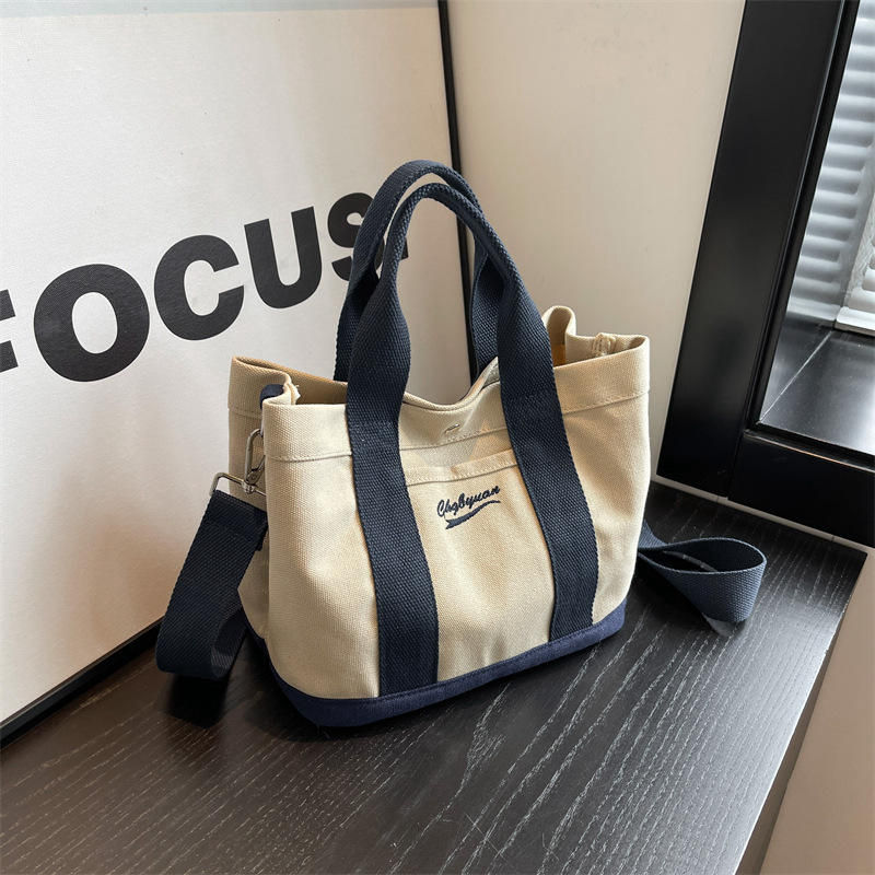 Custom Logo Canvas Tote Bags for Women
