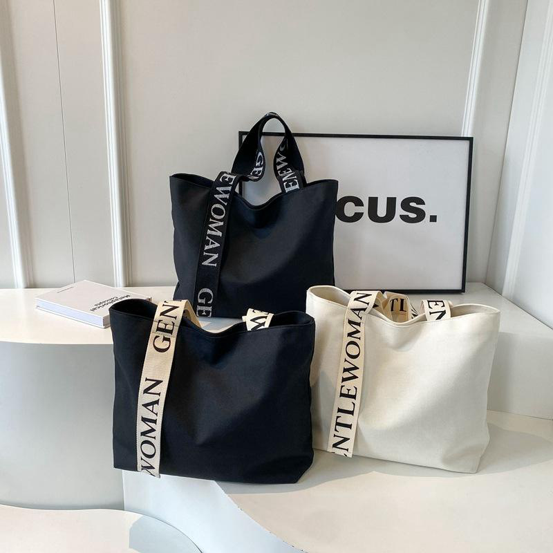 Large Capacity Canvas Tote for Supermarkets