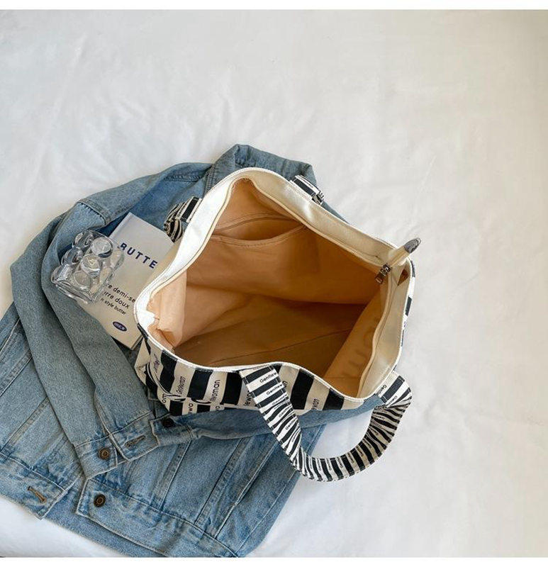 Eco-Friendly Canvas Tote Bag with Class or Work Pocket
